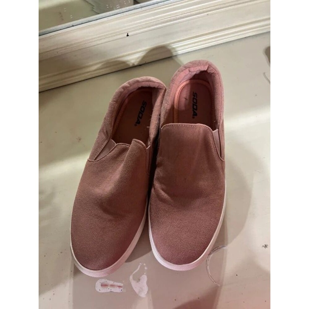 Pink shoes Soda slip on comfortable shoes